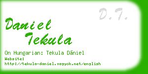 daniel tekula business card